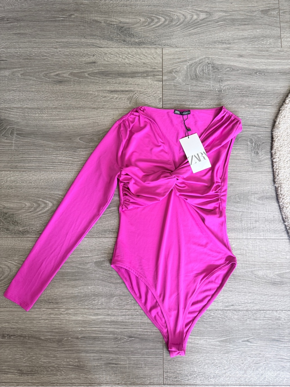ZARA One Shoulder Bodysuit